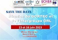 Réunion du GORTEC et de l’Intergroupe ORL - 15 et 16 Juin 2023 - Lausanne